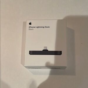 NEW Apple iPhone Black Lightning Dock
